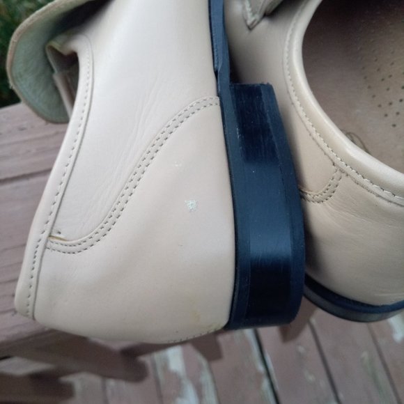 Diplomats Light Tan weave loafers shoes size 8 1/2 NEW main image 8